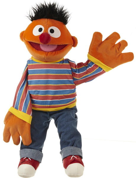 Levende dukker handskedukke Ernie 45cm