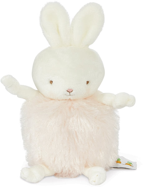 Bunnies by the bay roly poly blossom kæletøj - tøjdyr - broderede detaljer - kanin - 13 cm - pink