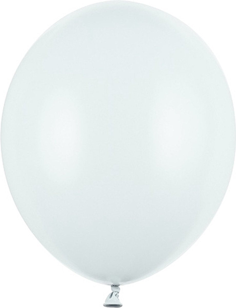 Partydeco ballon lyseblå ekstra stærk (100 stk 30 cm)