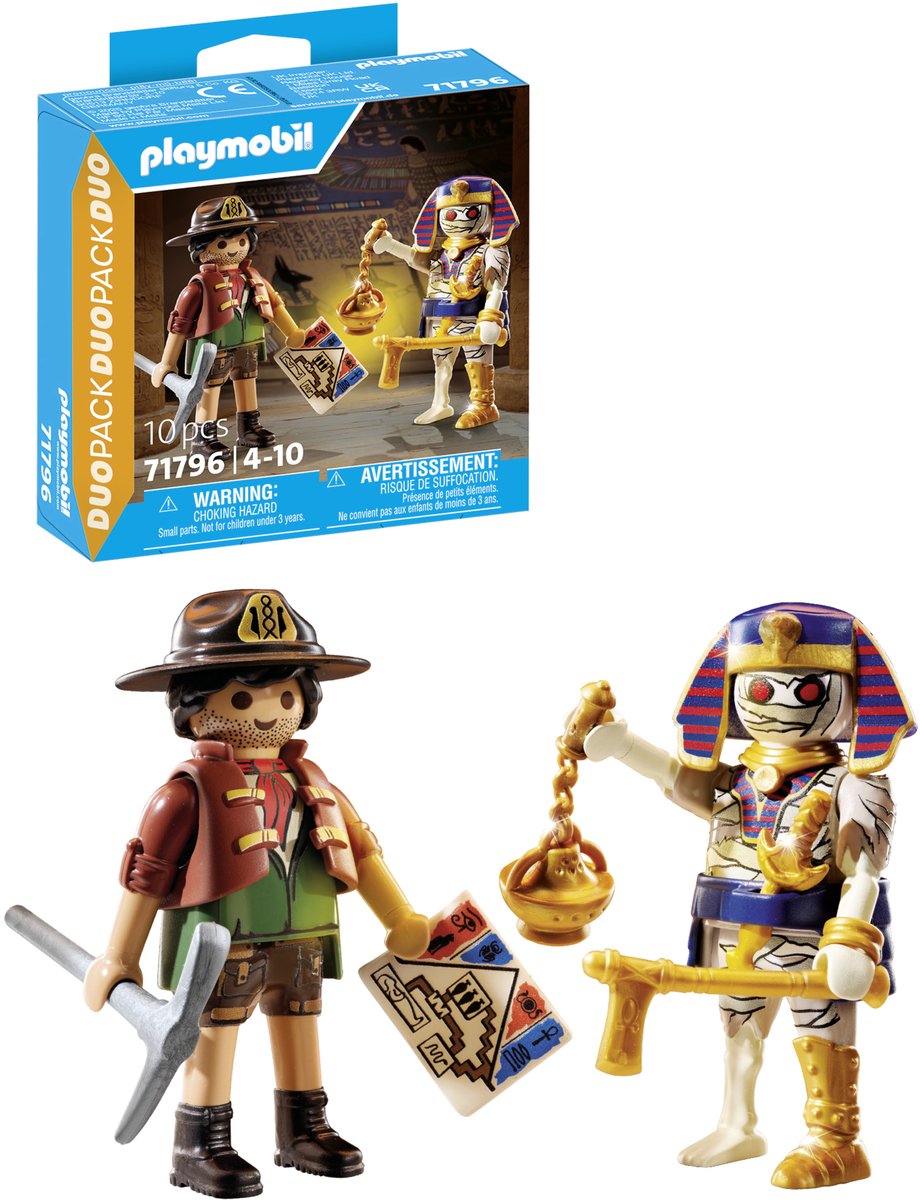 Playmobil duopacks schattenjager en mummie 71796