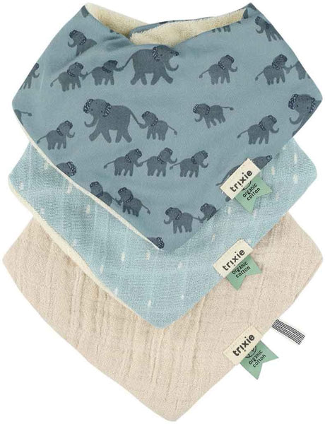 Trixie bandana slab 3-pack mix - enchanting elephant