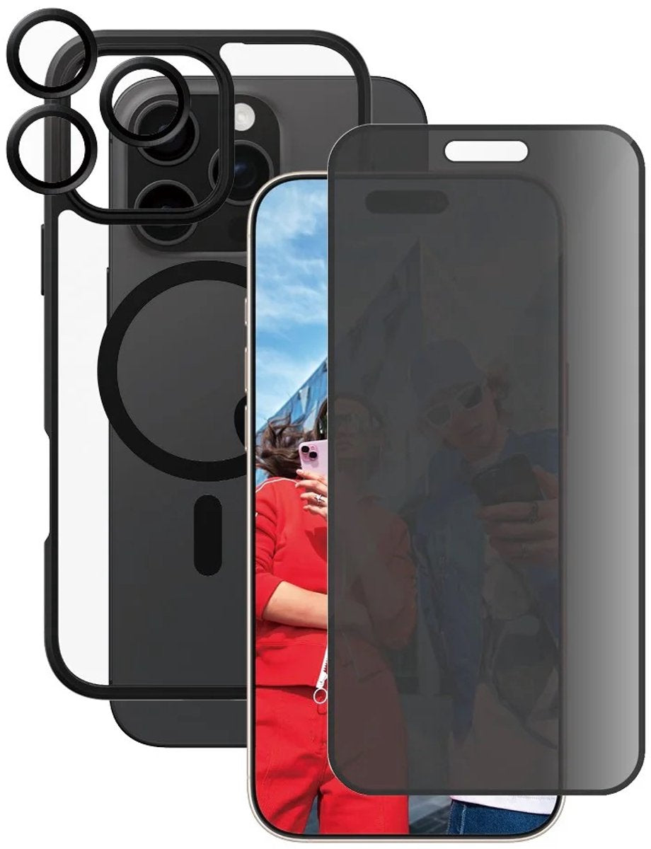 Panzerglass flagskib - 3-i-1 privatlivspakke - iPhone 16 pro max