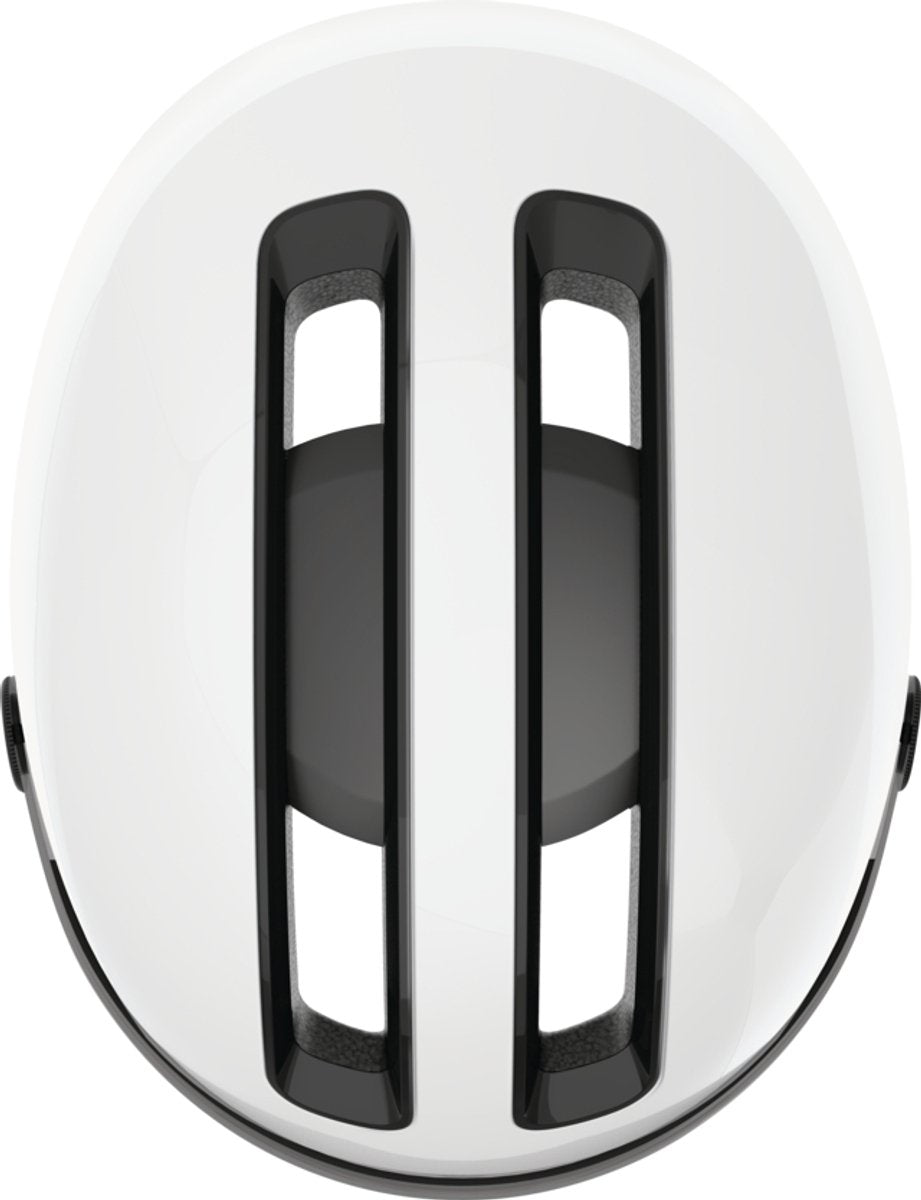 Abus hud-y ace - cykelhjelm skinnende hvid m (54 - 58 cm)
