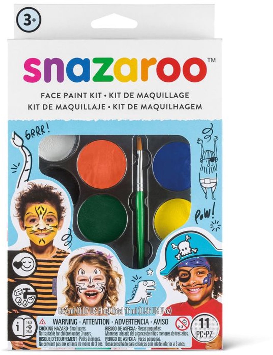 Snazaroo ansigtsmaling sæt eventyr 50 ansigter