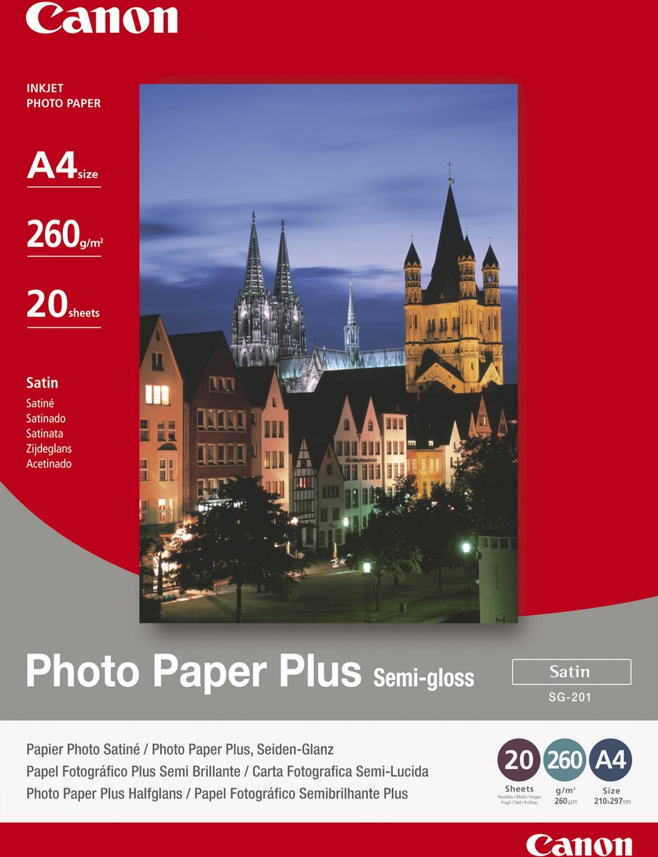 Canon SG-201 A4 fotopapir - 20 stk