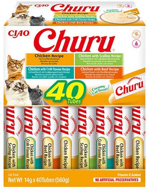 Ciao churu kattepuré kylling - 40x14 gr