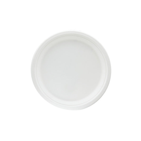 Tallerken rund sukkerrør 26 cm (500 stk.)