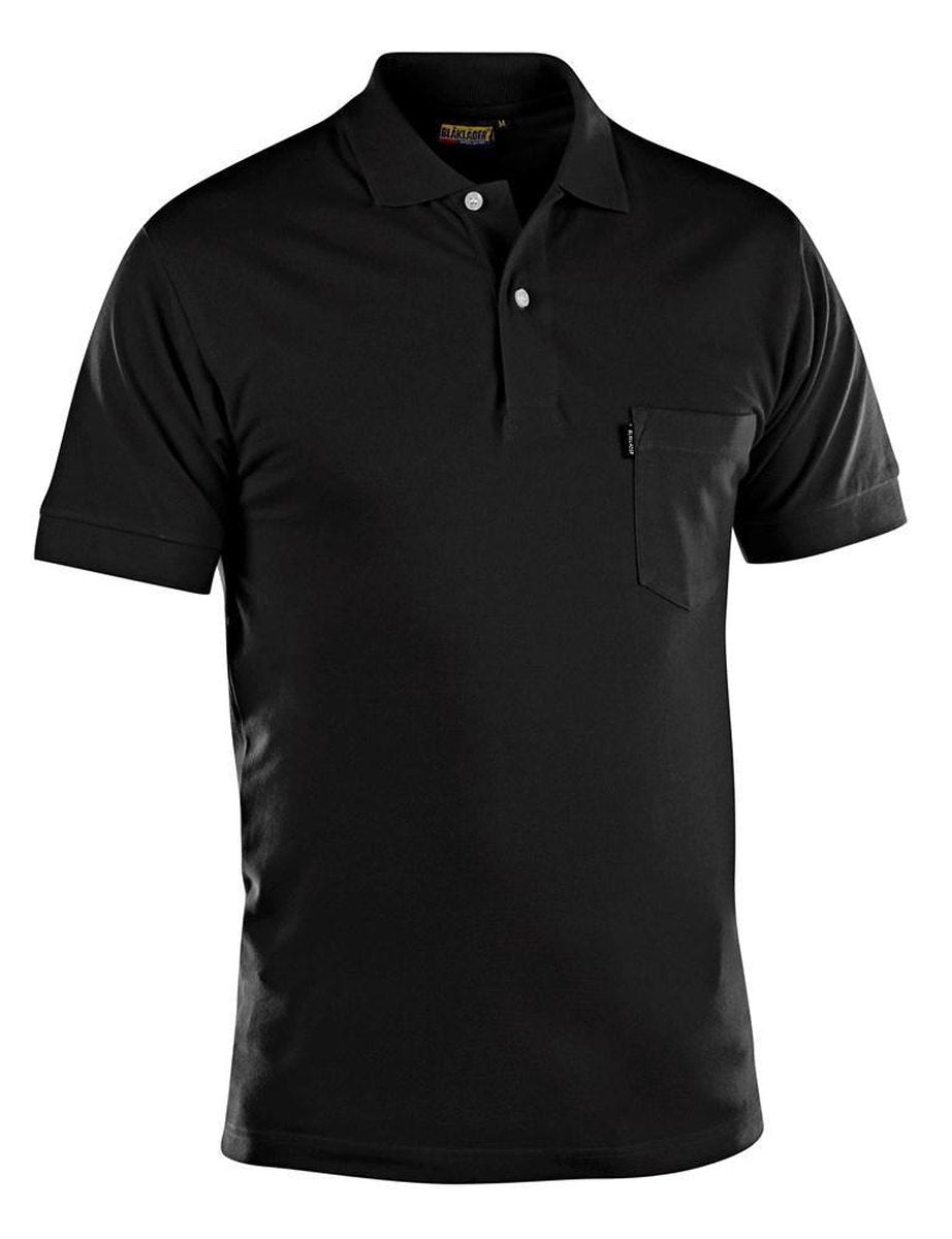 Blåkläder blaklader pique polo 3305-1035 - sort - l