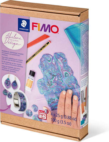 Fimo hvordan man laver sæt "abalone design"
