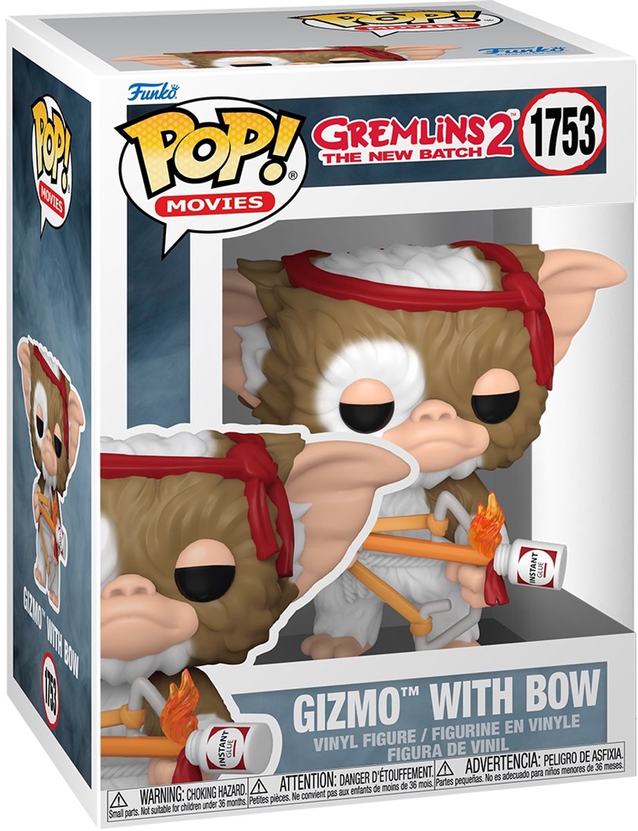 Funko gremlins dims med sløjfe vinyl figur 1753 unisex pop! - flerfarvet - standard