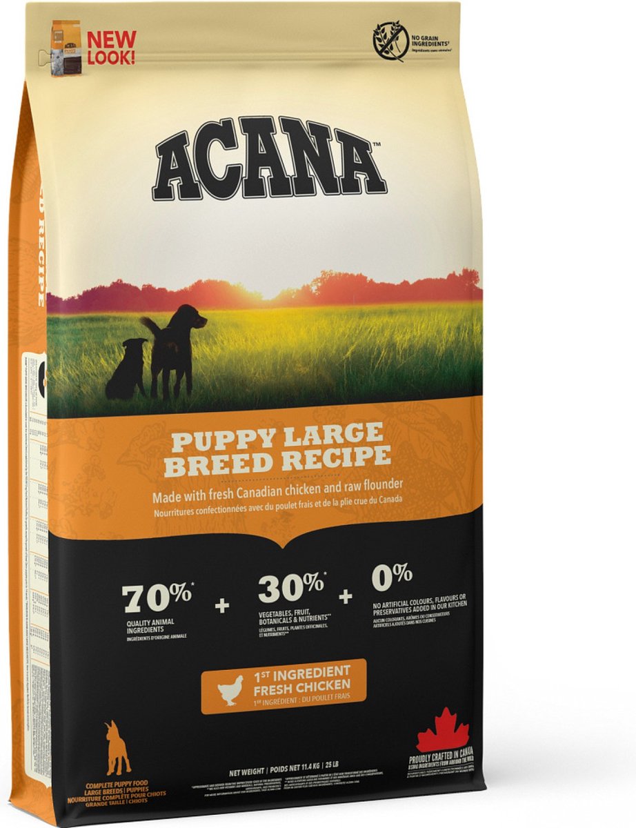 Acana hundehvalp stor race - 11,4 kg