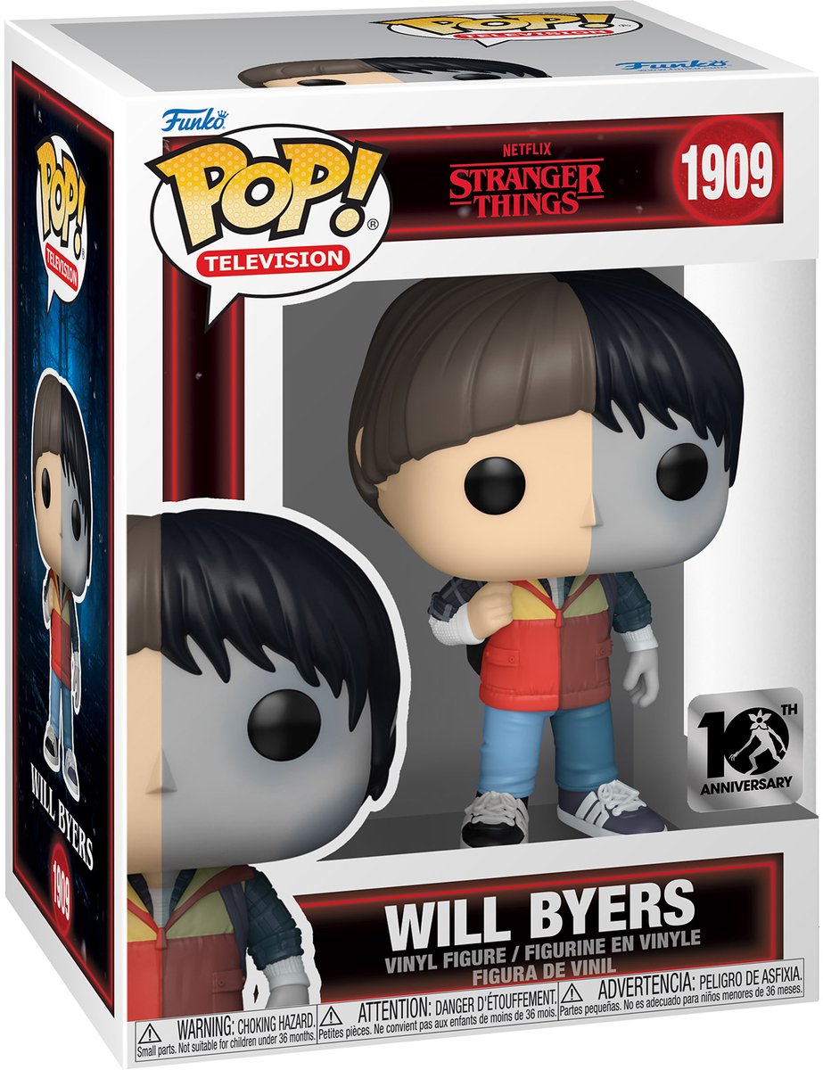 Funko pop! fjernsyn: fremmede ting - vil byers (split) #1909