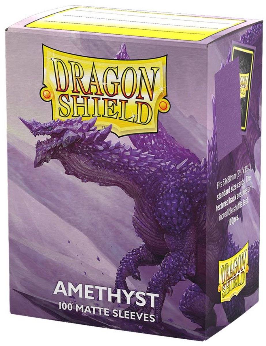 Dragonshield 100 box sleeves mat ametyst