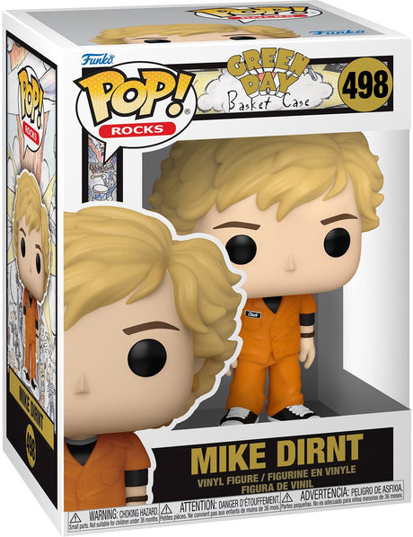Funko green day mike dirnt (kurv etui) (pop rocks) vinyl figur 498 unisex pop! - neutral - standard