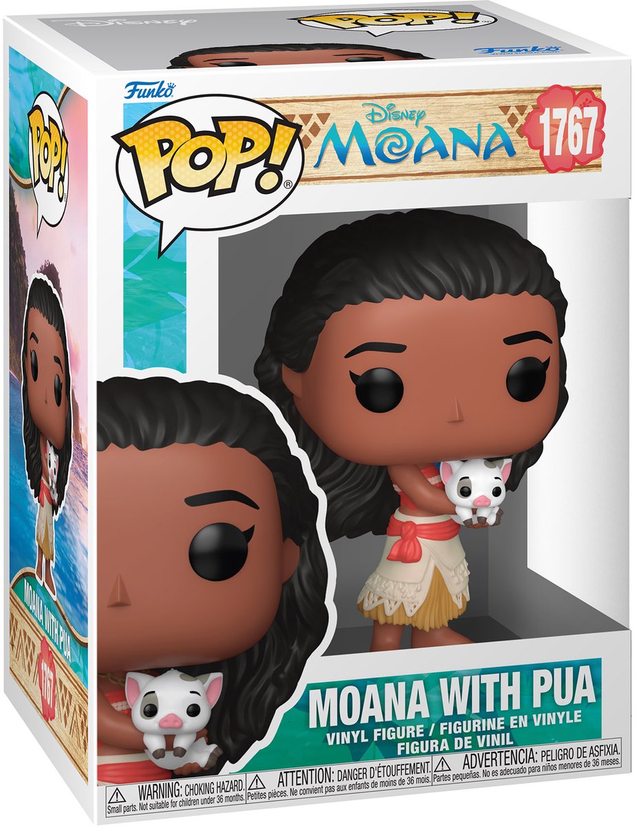 Funko pop! disney: moana - moana med pua #1767