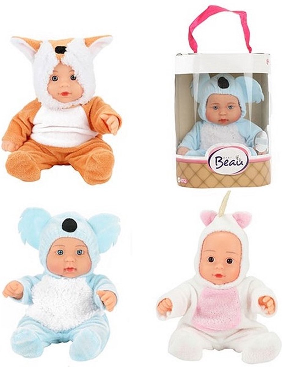 Toi-toys beau babydukke i dyredragt - elefant - fra 24 måneder