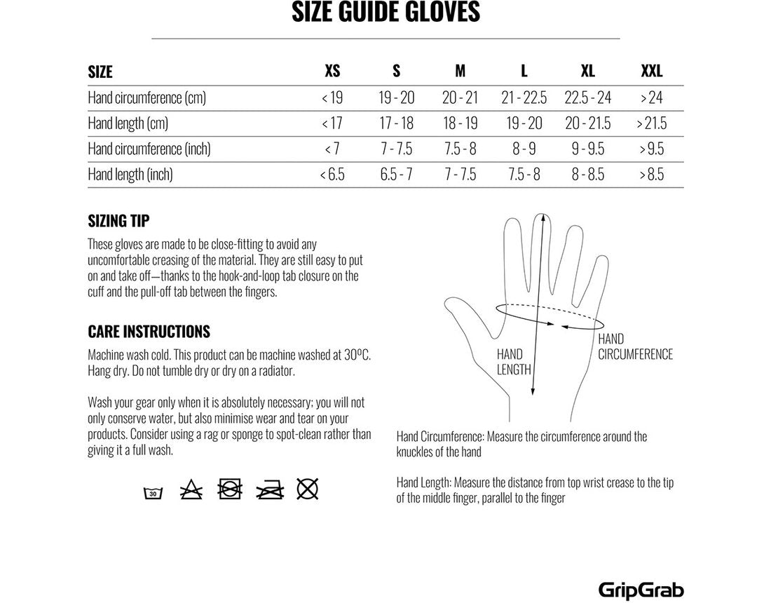 Gripgrab ride rc lite hi-vis - cykelhandsker