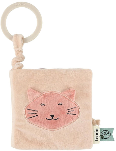 Trixie sensorisch buggyboekje mrs. cat â€“ 3m+ â€“ met spiegel texturen