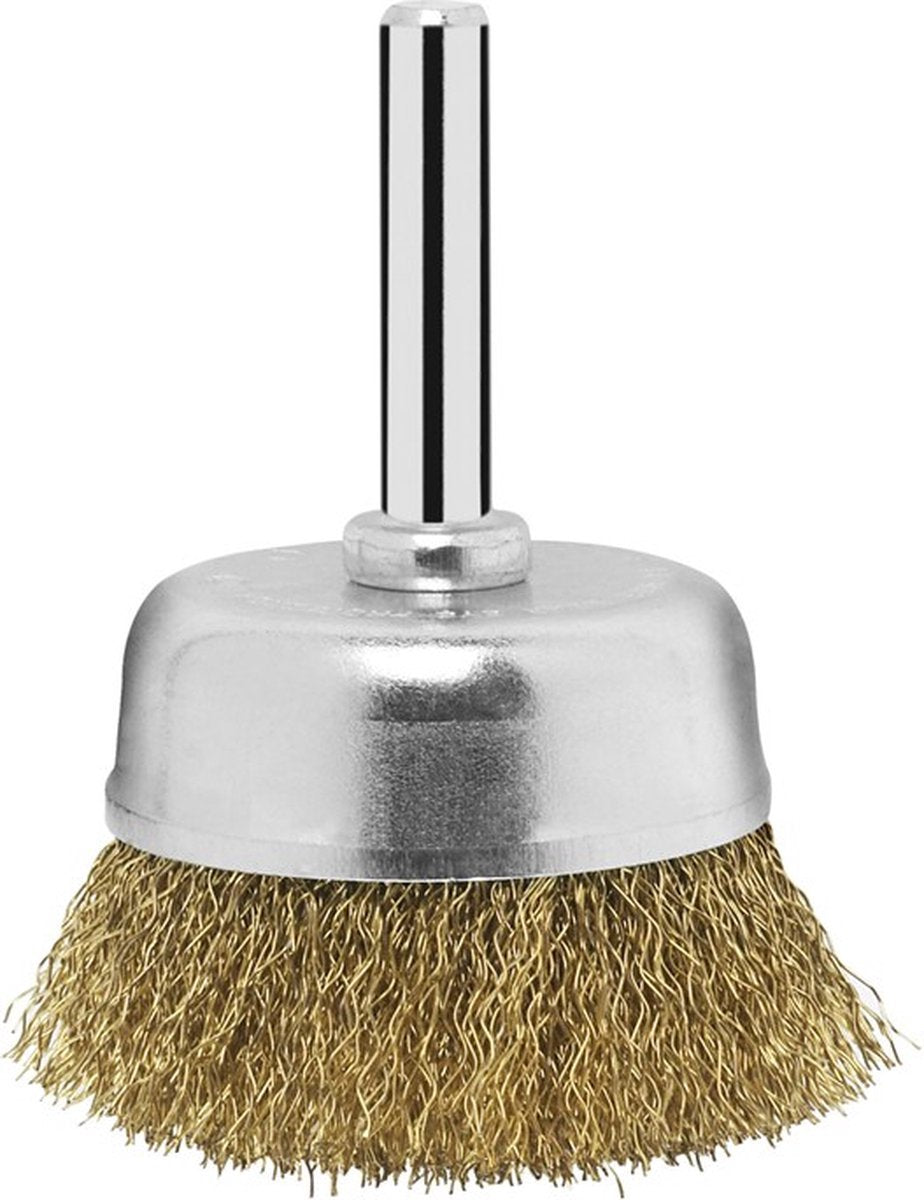 Bosch 6mm børste 50 korrugeret 0,2 messing belagt
