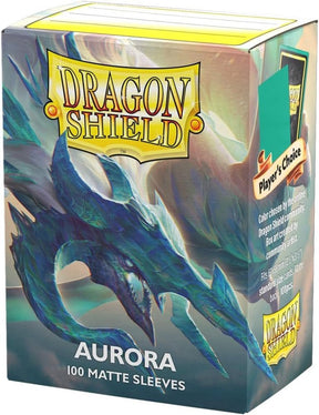 Asmodee kaart sleeves dragon shield matte aurora 100 stuks tcg.
