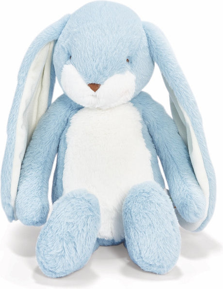 Bunnies by the bay floppy nibble kanin - tøjdyr - krammetøj til børn - broderede detaljer - 44 cm - blå