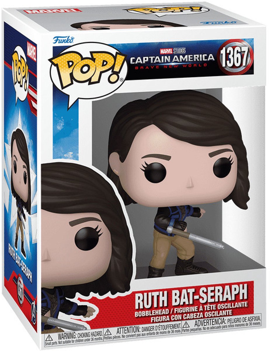 Funko Captain America Brave New World - Ruth Bat-Seraph Vinylfigur 1367 Unisex Pop! - flerfarvet - standard