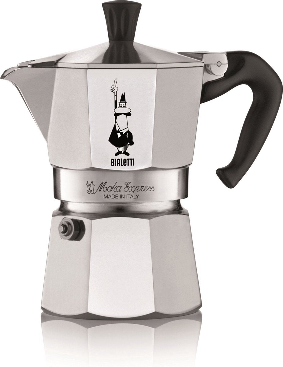 Bialetti moka express - perkolator - 2 kopper - aluminium