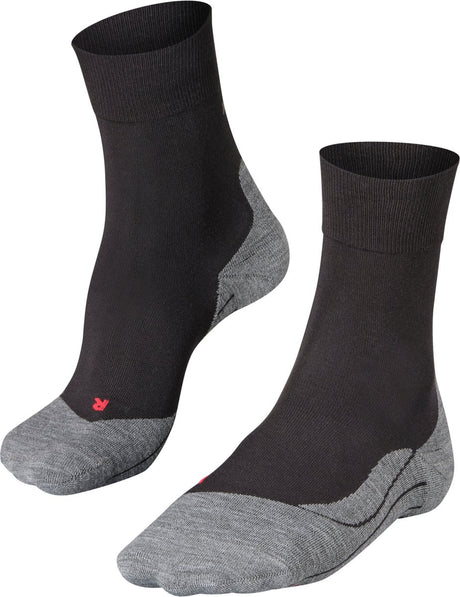Falke ru4 anti-blister bomuld funktionsmateriale løbestrømper dame sort - str. 41-42