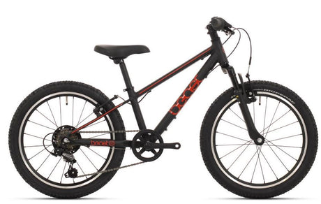 Bikefun børnecykeldyr 26 tommer med Shimano 6 gear og V-bremser - sort rød