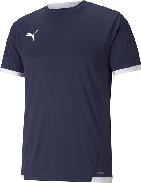 Puma teamliga trøje herre sportstrøje - peacoat - hvid