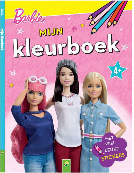 Vinder Holland min malebog med klistermærker - Barbie