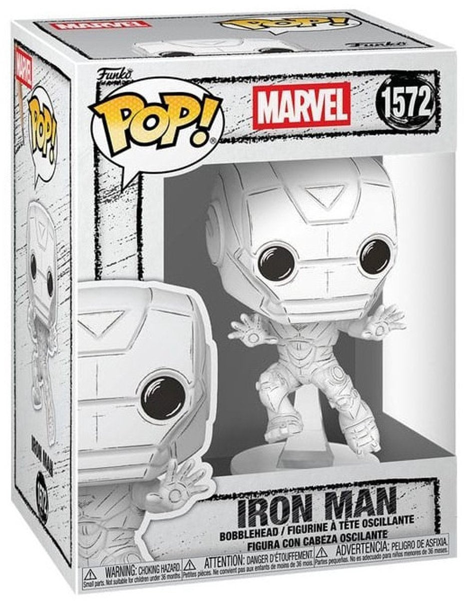 Funko pop! marvel: skitseret - iron man #1572