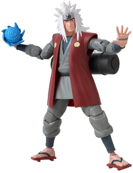 Bandai - anime heroes - jiraiya figur - officielt licenseret naruto shippuden - anime heroes manga figur 17 cm - jiraiya action figur - samling - legetøj til børn 4+ - 36965