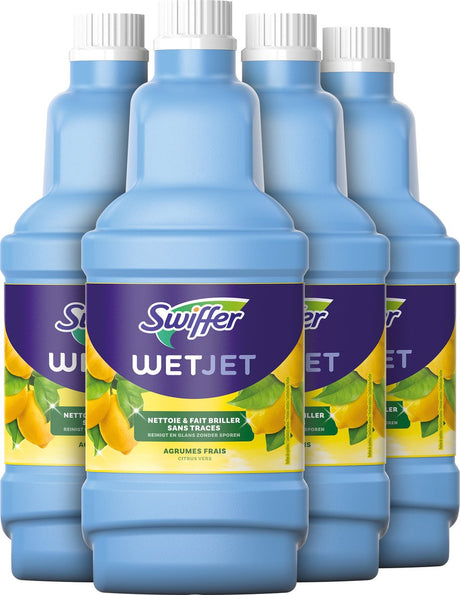Swiffer wetjet - rengøringsmiddel - værdipakke 4 x 1,25 l