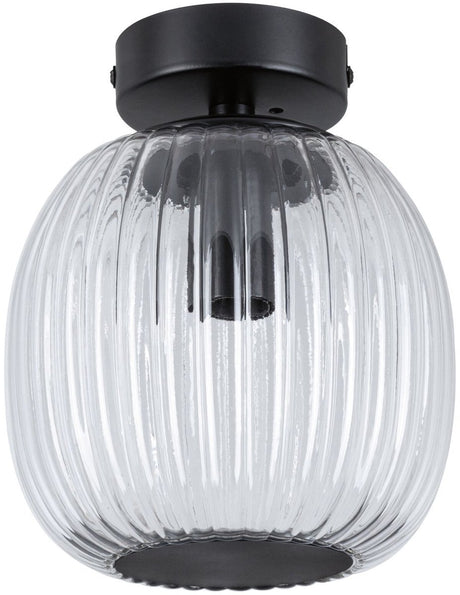 Paulmann LED loftslampe Ruya IP44 E14 230V max. 20W dæmpbart glas, sort mat