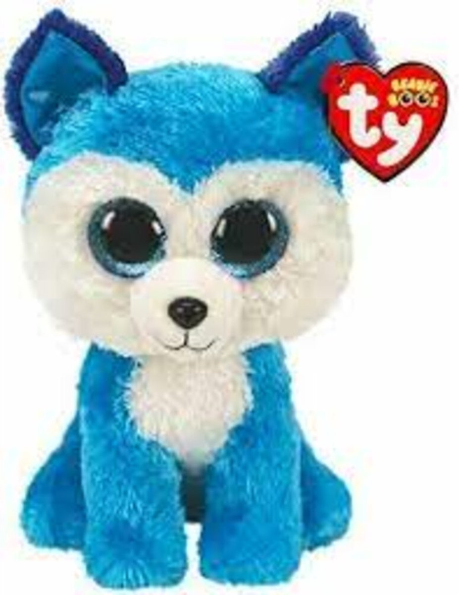 Ty - knuffel - beanie boos - prince husky - 15cm