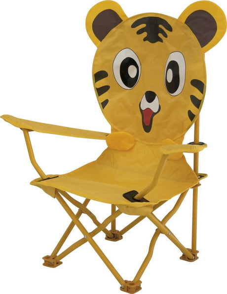 high chair Tiger 60 x 26 cm polyester steel junior yellow