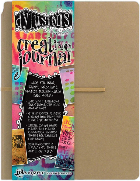 Dylusions - kreativ journal - brun - 30x22cm