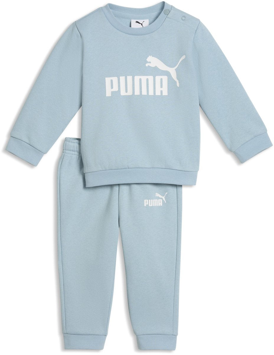 Puma minicats ess crew sæt fl inf unisex træningsdragt - seafoam