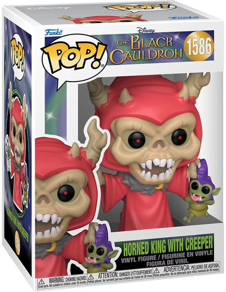 Funko Taran und der Zauberkessel Horned King med Creeper Vinyl Figur 1586 Unisex Pop! - neutral - standard