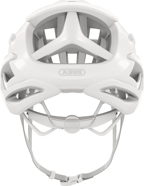 Abus cykelhjelm airbreaker ren hvid m - 52-58 cm - hvid - velegnet til brug på racercykler - gruscykler - 210 g
