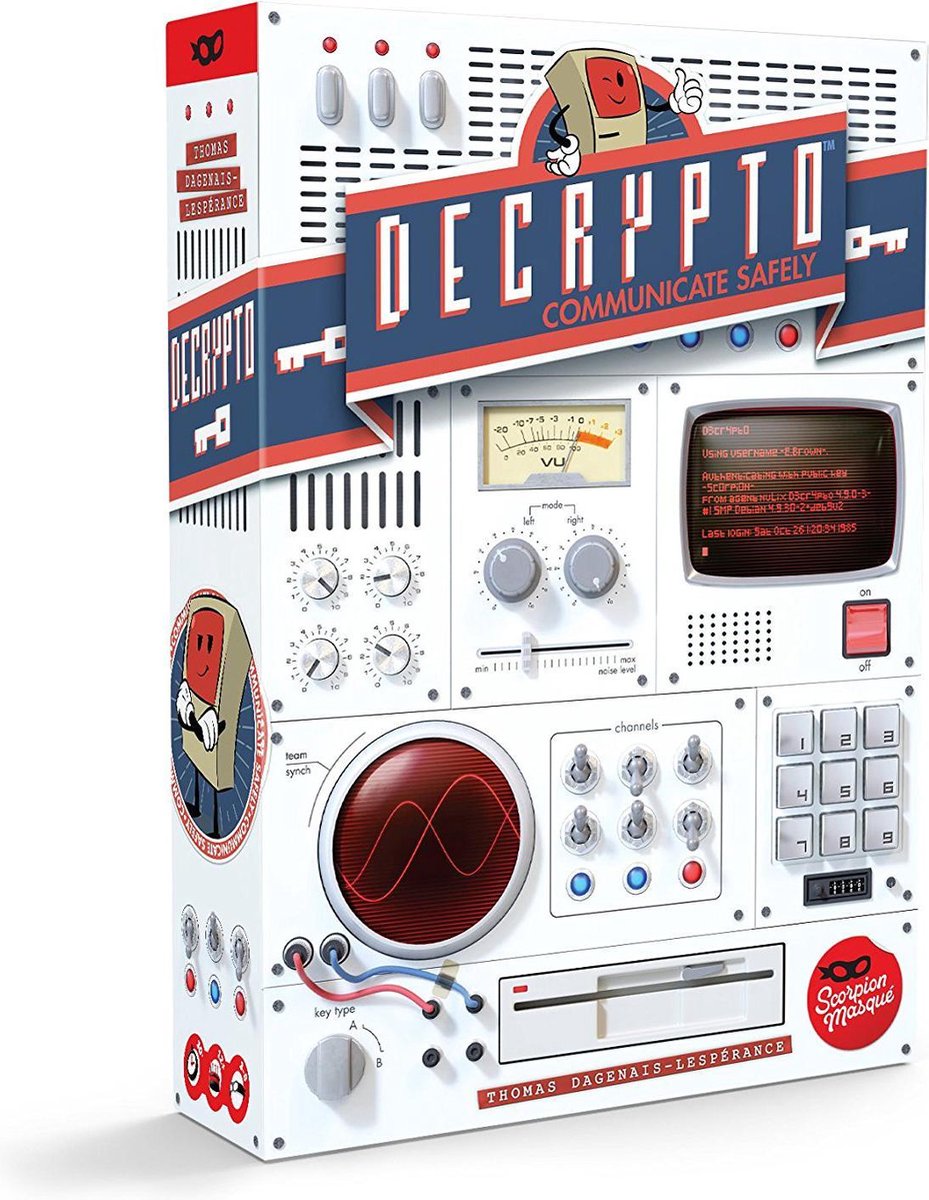 Scorpion masque decrypto - engelsk brætspil