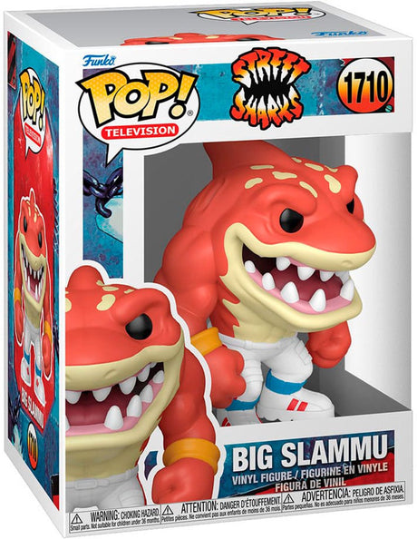 Funko street sharks pop! fjernsyn vinyl figur big slammu 9 cm pop! figur