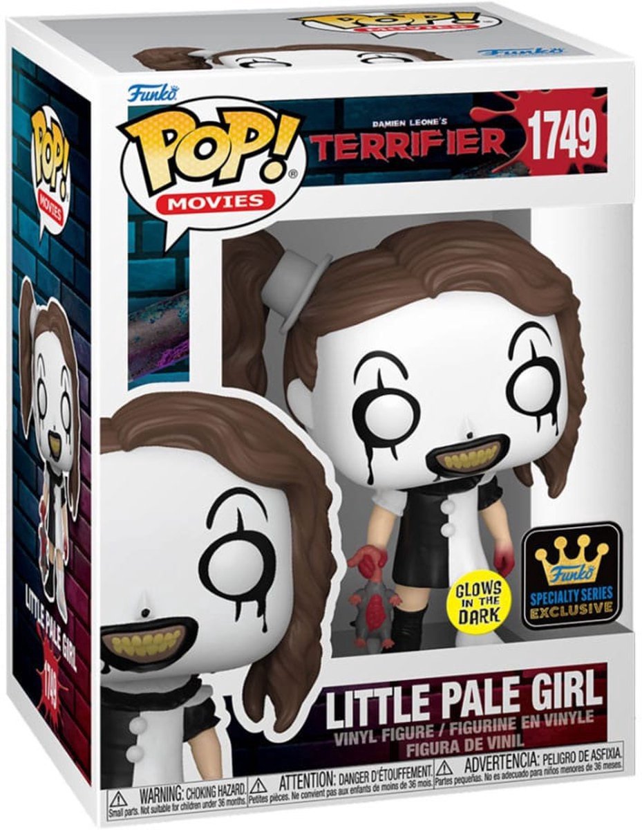 Funko popfilm: terrifier 2 - lille bleg pige pop (glød i mørket) #1749