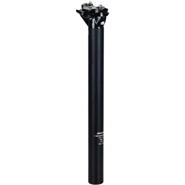 Hulzebos cykeldele b.v. zoom sadelpind 27,2 fast ATB 2-bolte 350 mm. sort