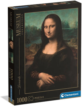 Clementoni - puslespil - 1000 brikker - mona lisa (leonardo da vinci) - puslespil for voksne