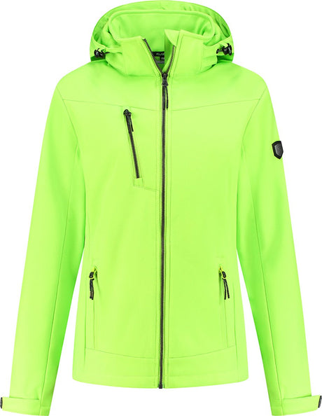 Kjelvik softshell jas roxi lime 40