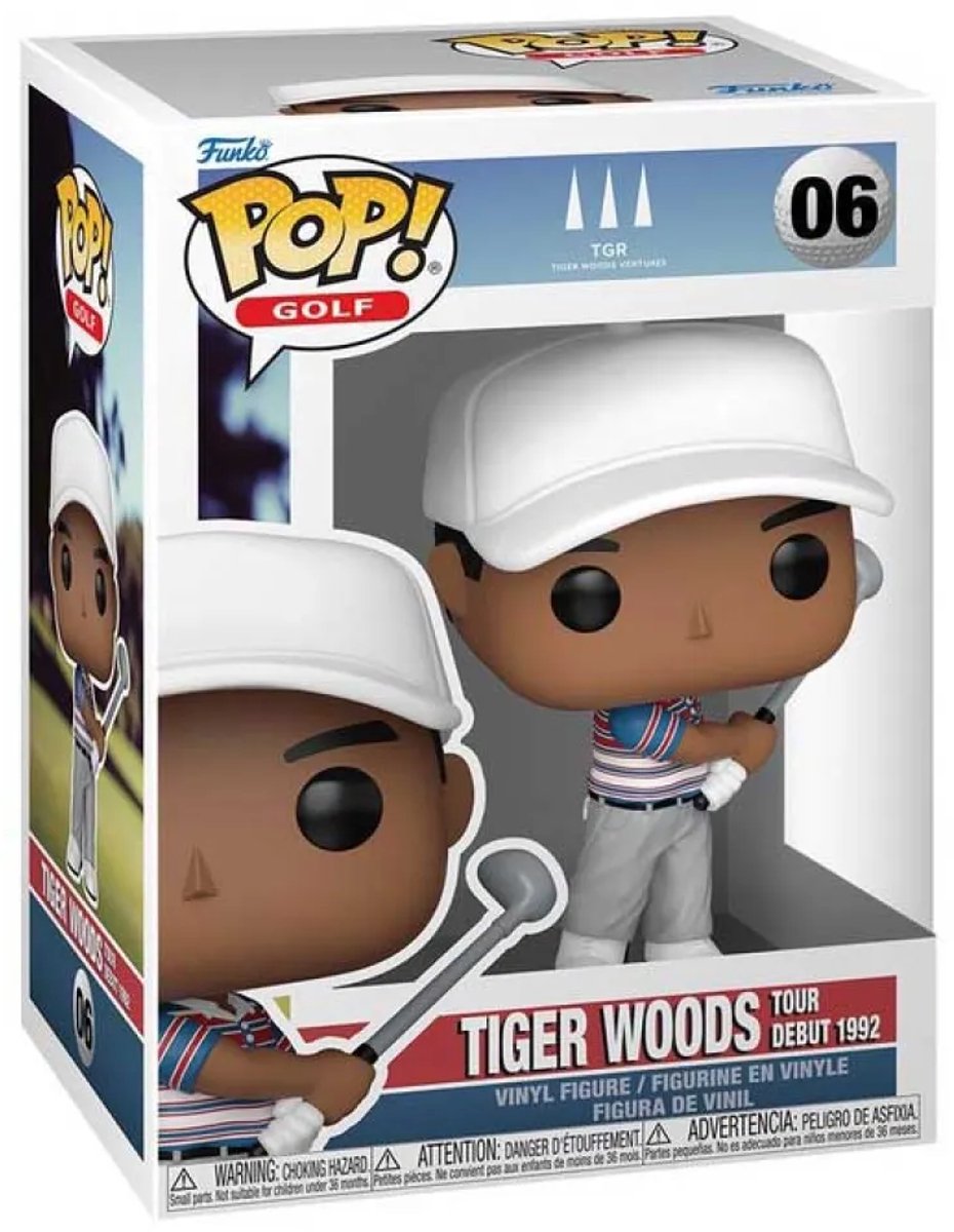 Funko - tiger woods - pop wave n° 06 - tour debut 1992
