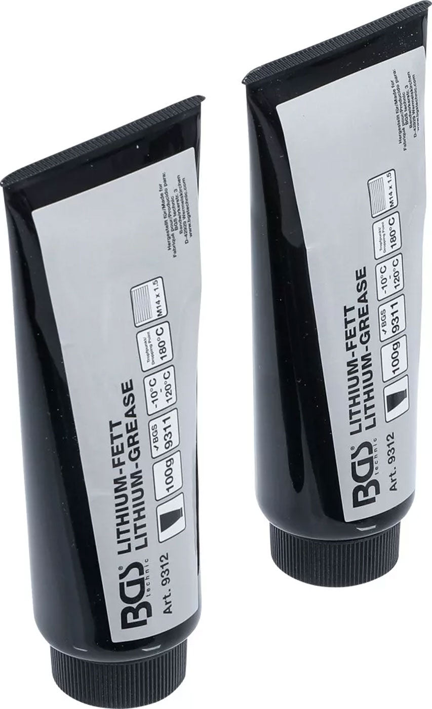 Bgs technic lithium fedt 2 x 100 g tube