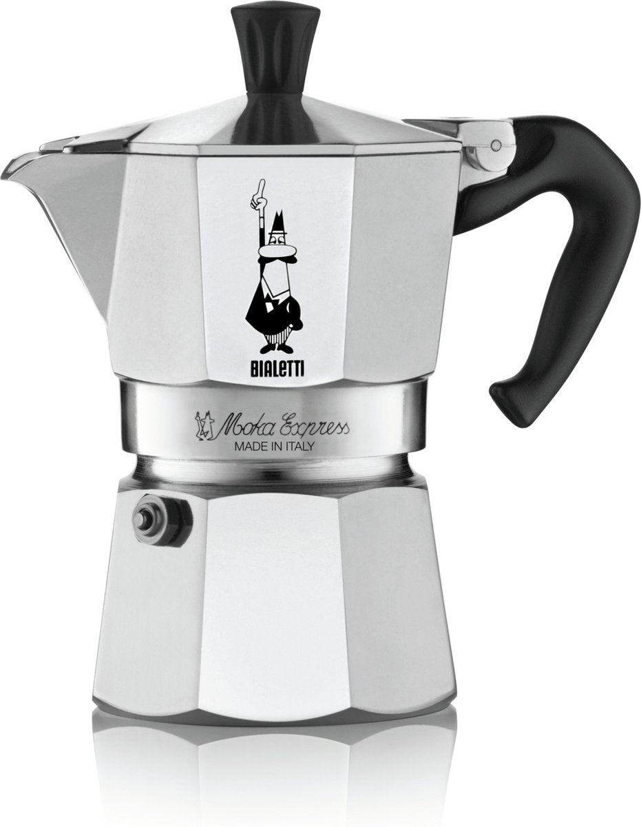 Bialetti moka express - perkolator - 4 kopper - aluminium